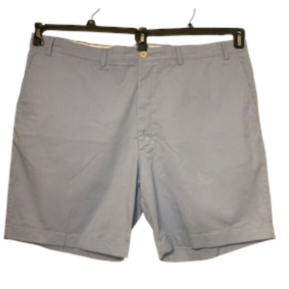 Roundtree & Yorke Men’s Classic Shorts Sx 48 Lt. Blue Cotton/Spandex Blend - Picture 1 of 8
